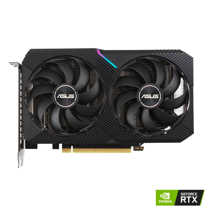 Asus DUAL MINI OC V2 GeForce RTX 3060 Ti LHR 8GB GDDR6 Black