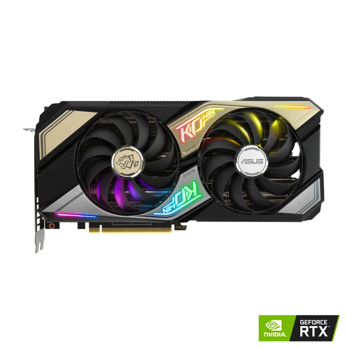 Asus KO GeForce RTX 3060 Ti 8GB GDDR6 Black / Silver